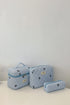 3 Piece Bow Quilted Cloth Storage Bag Set - Odaingerous